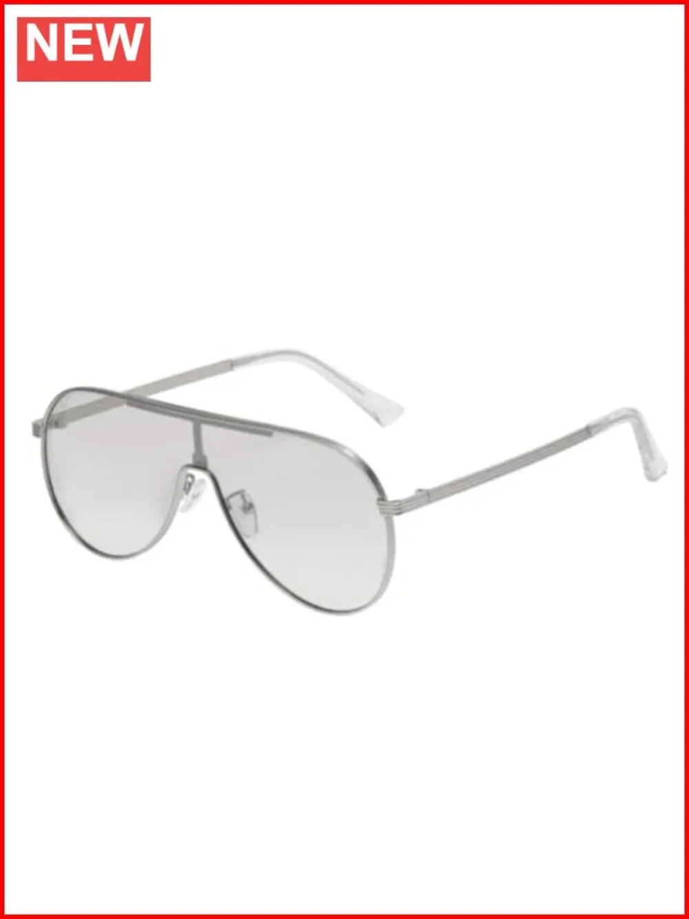 Double-Bridge Aviator Sunglasses - UV400 Metal Frame Unisex